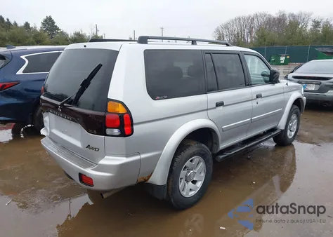 2002 Mitsubishi Montero Sport Xls z USA, uszkodzony, nr VIN JA4MT31R72J045936